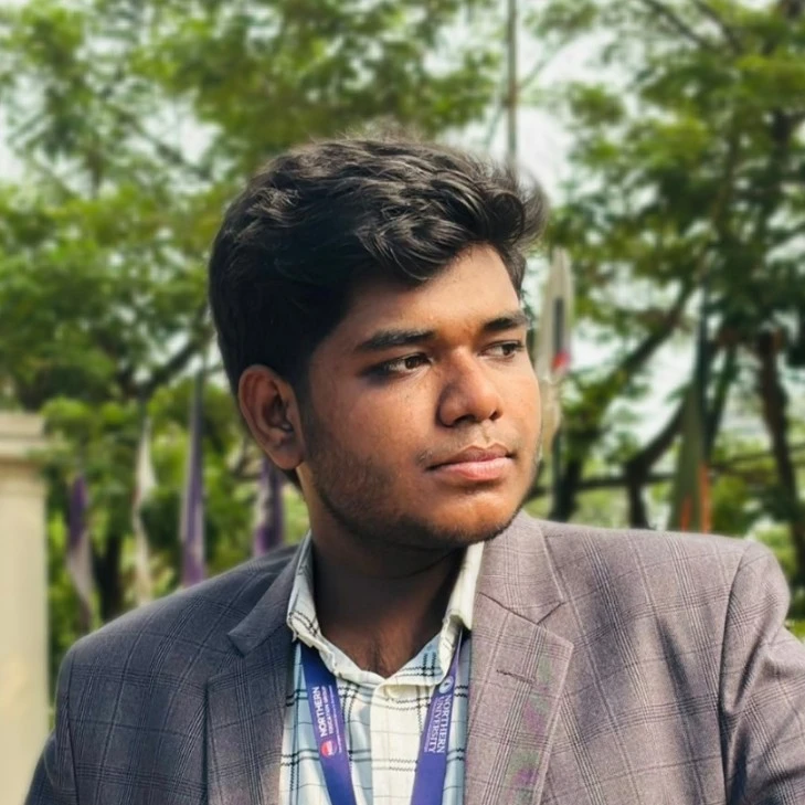 Portrait of Joy Sutradhar, the backend engineer and Django developer behind the portfolio